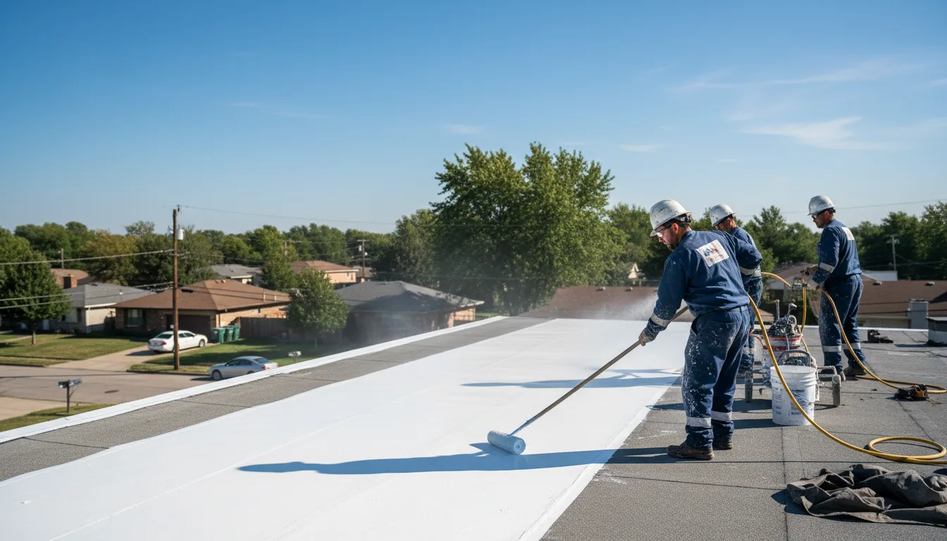 Commercial roof coating in Waterloo, WI near me